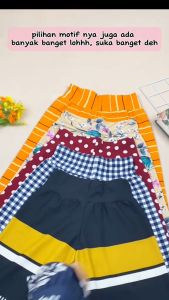 [MOTIF] Kulot Panjang Sasa 7-12 tahun / Celana Panjang Sebetis Cullotes Pants Adem Bawahan Harian