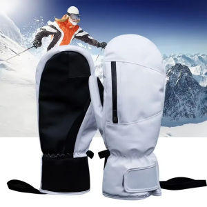 Waterproof Winter Skiing Gloves Thermal Touch Screen Snowboarding Mittens for Men And Women Warm Thick Snowmobile Gloves