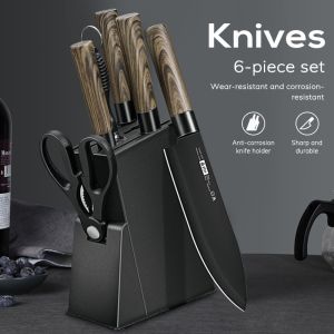 Kit Kitchen 6-piece Knife Memasak Pisau Baja Stainless - Pisau dapur pemotong tulang\\n\\n Apa itu Kit Kitchen 6-piece Knife?\\n\\n**Deskripsi Produk:**\\n\\nKit Kitchen 6-piece Knife adalah satu set pisau berkualitas tinggi yang dirancang untuk memudahkan proses memasak di dapur Anda. Terdiri dari 7 alat memasak berkualitas, termasuk pisau dapur pemotong tulang, pisau dapur tahan lama, dan alat memasak lainnya. Set ini dirancang dengan ergonomis dan mudah digunakan, sehingga dapat meningkatkan kualitas memasak Anda.\\n\\n**Keunggulan Kit Kitchen 6-piece Knife:**\\n\\n- Holder pisau yang kuat dan kompak, menghemat ruang di meja dapur Anda dan meninggalkan ruang tambahan untuk peralatan memasak lainnya.\\n- Pisau tahan karat dan mudah dibersihkan, dengan pegangan anti-slip dan ergonomis untuk kontrol tangan yang baik, fleksibilitas, dan kenyamanan.\\n- Scissors daging ayam stainless steel yang tajam dan tahan lama, cocok untuk memotong tulang ayam dan ikan.\\n- Penajam pisau yang mudah digunakan dan dioperasikan, dapat menajamkan pisau Anda dengan cepat.\\n\\n Cara Menggunakan Kit Kitchen 6-piece Knife\\n\\n Menyimpan Kit Kitchen 6-piece Knife dengan Baik\\n\\nUntuk menjaga kualitas dan ketajaman pisau Anda, pastikan untuk menyimpan set pisau ini dengan benar. Gunakan holder pisau yang disertakan untuk menyimpan pisau-pisau Anda secara terpisah dan menjaga ketajamannya.\\n\\n Mencuci dan Membersihkan Kit Kitchen 6-piece Knife\\n\\nSet pisau ini mudah dibersihkan dan tahan karat. Setelah digunakan, bersihkan pisau dengan air hangat dan sabun ringan, kemudian keringkan dengan handuk kering.\\n\\n Manfaat Kit Kitchen 6-piece Knife\\n\\n Menghemat Ruang Dapur\\n\\nDengan menggunakan holder pisau yang disertakan, Anda dapat menghemat ruang di meja dapur Anda dan meninggalkan ruang tambahan untuk peralatan memasak lainnya.\\n\\n Meningkatkan Kualitas Memasak\\n\\nSet pisau berkualitas tinggi ini dapat membantu Anda memotong dan mengolah makanan dengan lebih mudah dan efisien, sehingga meningkatkan kualitas memasak Anda.\\n\\n Perawatan Kit Kitchen 6-piece Knife\\n\\n Mengasah Pisau dengan Mudah\\n\\nJika pisau Anda merasa tidak tajam, gunakan penajam pisau yang disertakan untuk menajamkannya. Penajam ini mudah digunakan dan dapat menajamkan pisau Anda dalam waktu singkat.\\n\\n Mencegah Karat pada Kit Kitchen 6-piece Knife\\n\\nSet pisau ini tahan karat dan mudah dibersihkan. Untuk menjaga kualitas dan ketajaman pisau Anda, pastikan untuk membersihkannya setelah digunakan dan menyimpannya dengan benar.\n}