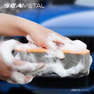 SEAMETAL 3 Layers Car Wash Sponge Cleaning Heavy Duty Sponge For Car Motorcycle Cleaning Polishing Waxing