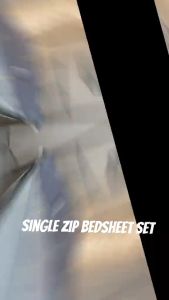 Cadar Single Bedsheet Zip Set dengan Sarung Bantal Cartoon series