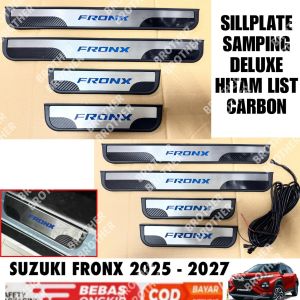 Sillplate Samping Suzuki Fronx 2025 2026 2027 Deluxe Hitam List Carbon Lampu / Non LED