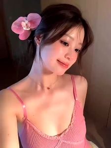 Kẹp tóc hoa PHONG LAN ĐỘC BIẾN màu hồng ngọt ngào Tính khí thanh lịch Kẹp tóc phong lan