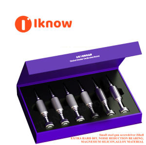 I know 6in1 Mechanic IShell MAX High Hardness Precision Screwdriver Plum blossom cross for IPhone bottom Internal disassembly tools