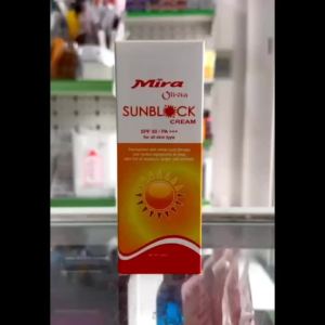 Kem chống nắng Olivia Mira Sun Cream Hàn Quốc NL050 giúp bảo vệ da khỏi tác hại của tia UV 60ml