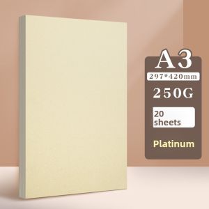 Colorful Pearlescent Cardboard A3 A4 250g Thick Art Paper for Crafts School Projects Kids Art Supplies Handmade Paper with Vibrant Morandi Colors and Glossy Finish