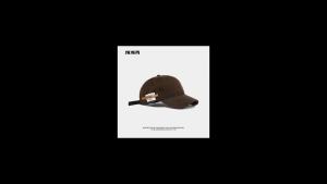 Mens Simple Embroidered Baseball Cap - Outdoor Sun Protection and Face Covering Hat - Casual Adjustable Beanie Cap