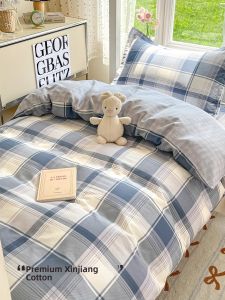KAMONI | Bộ Đồ Chăn Ga Gối Bằng Cotton Cho Ký Túc Xá