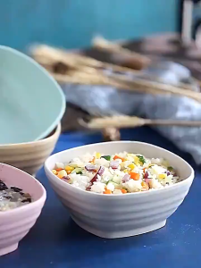 4PCS Wheat Straw Bowl Korean Square Food Bowl Mixing Bowls Microwavable Eco-friendly Rice Salad Soup Bowl Dinnerware