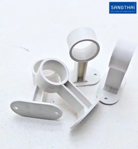 สางซึ่งไฟินิง อุปกรณ์ในตู่เสื้อผ้า D004 ตัวรับราวกลางแป๊บกลม 1 นิ้ว