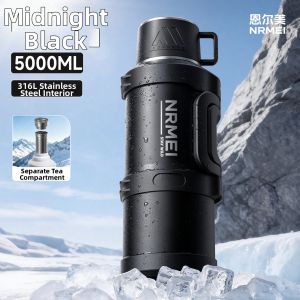 nRMEi | Cold and Warm Retention Large Water Bottle 2000ml