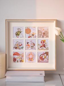 DIHUANTUO | Wall-mounted Photo Frame for Bedroom and Living Room Resin Grid Frame