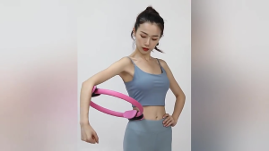 Yoga Pilates Ring Elastic Exercise Circle Thigh Leg Pelvic Floor Muscle Training Fitness Equipment