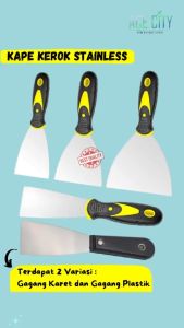 Kape Kerok Stainless Gagang Nyaman Scrap