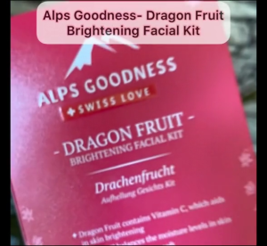 Alps Goodness Brightening Facial Kit - Dragon Fruit (34 gm)