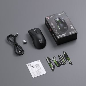 ONIKUMA | ONIKUMA DM01 Tri Mode Wireless Gaming Mouse Bluetooth 2.4G Wired 12800 DPI 1000Hz Rechargeable Ergonomic for PC Laptop Esports