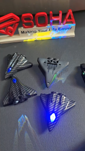 AM-98 Lampu Pintu Mobil Lampu Sorot Dinamis Motif Kartun Lucu Bisa Buat Sepeda / Motor Lampu Projektor Motif