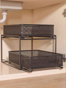 LJXZ| Kitchen Storage Rack Dish And Seasonings Organizer
