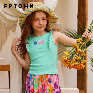 PPTOWN | Fashionable Kids Tee with Ruffles for Layering