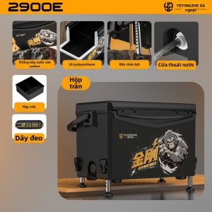 YEYINGZHE | Hộp Câu Cá Cao Ngồi Chống Trầy Họa Tiết Carbon