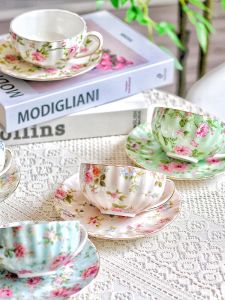 French and English Cottage Style High-end Porcelain Tea Set