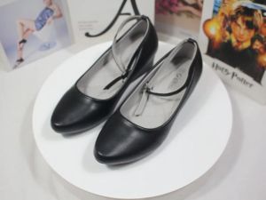 GCshoes Black Shoes Formal Office School Painless Women Ladies Shoes #GD9038-9