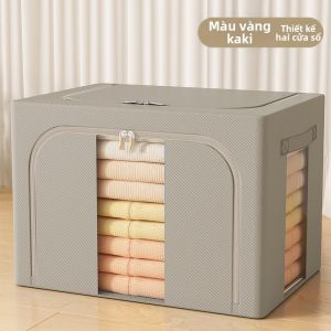 SIVASS | Hộp Đựng Quần Áo và Chăn Nệm Gập Được Khung Thép