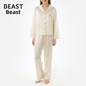 THEBEAST | Long Sleeve Silk Set Home Wear 22momme