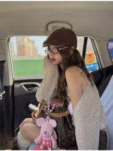 Retro American Street Velvet Duckbill Beret Hat Womens Face Slimming Autumn Winter British Style Artistic Beret Cap