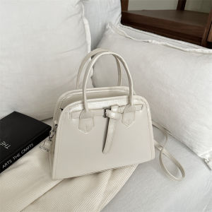 Retro Square Handbag Womens Shoulder Crossbody Bag Commuting Briefcase Style 2025 New Messenger Bag Versatile Business Lady