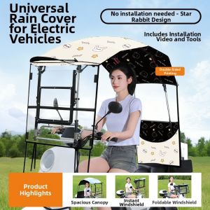 WANSLO | Foldable & Quick-Assembly Shelter for E-Scooter Motorcycle