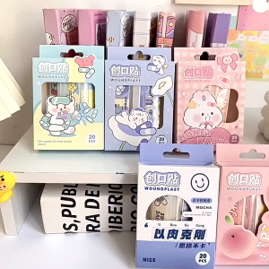 Cartoon Injury Plaster 20PCS Cute Band Aid Bandage Woundplast Handyplast
