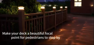 Outdoor Gate Light Solar Pillar Light Waterproof Gate Fence Post Top Garden Decor Solar Light