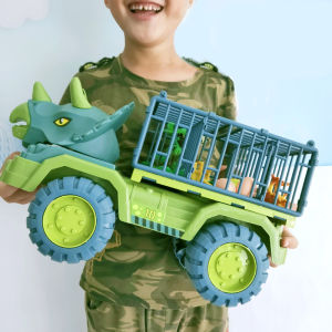 Jurassic World Park Dinosaurs Transport Carrier Vehicle Indominus Rex Car Toy Truck Model Game for Children Birthday Kids Gifts