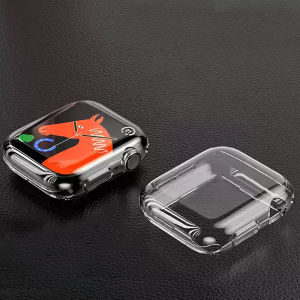 Casing TPU untuk lWatch Seri 10 46mm 42mm Jam Tangan Pintar Wanita Pria Seri 10 Penutup Bumper Lembut 46mm 42mm Casing Berlubang (Tanpa Pelindung Layar)