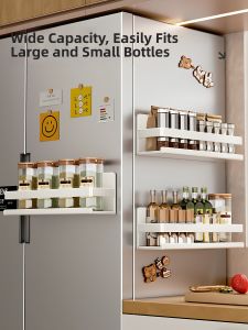 LOCIKA | Magnetic Refrigerator Spice Organizer Multi-level