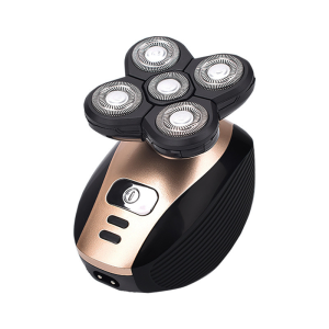 USB Charging Rotating Electric Shaving Kit for Men - Five Blades - IPX5 Waterproof - Washable - Handheld Beard Trimmer