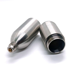 Stainless Steel Reused Bottle Refillable Co2 Cartridges for Air Tools Carbonated Brewing Soda Firefighting Respiratory Aquarium