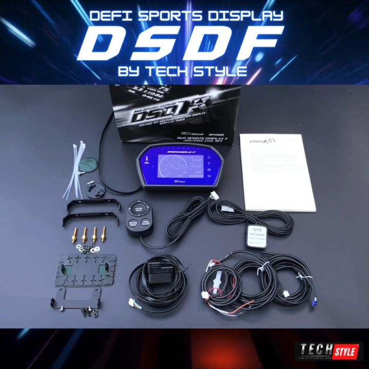 เกจวัด Defi DSDF OBD2 จอ Defi Sports Display F DSDF Defi Gauge อุปกรณ์ครบ