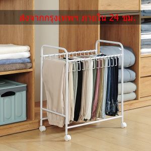 ชั้นวางกางเกงยีน 24 ชิ้น ราวตากผ้า ราวแขวนผ้า ราวตากกางเกง ไม้แขวน พร้อมส่งฟรี ที่ตากผ้า ชำนาญชาย กางเกงยีน ไม้แขวน ราวตากผ้า ราวแขวนผ้า ราวตากกางเกง