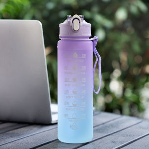 Minimalist Rope Space Cup Student Measuring Straw Sports Water Bottle High Temperature Resistant