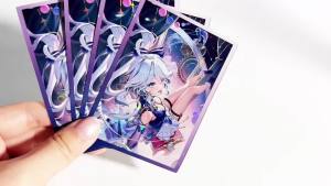 60 Chiếc Bao Bọc Thẻ Anime Holographic 67x92mm Hoàn Hảo Phù Hợp Cho MTG/PKM/PTCG Thẻ Thể Thao Bảo Vệ Thẻ Giao Dịch 18+