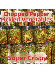 Chopped Pepper Pickles Appetizer Spicy Tasty