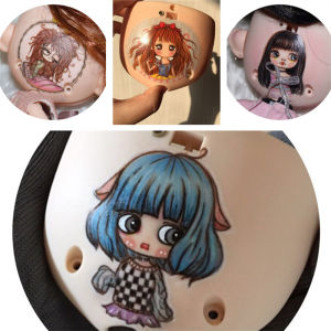 No Makeup RBL Model Doll Head Shell for Modification White Skin Universal Skin