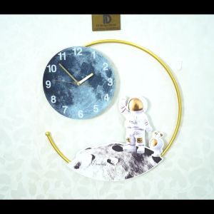 Đồng Hồ Treo Tường Trang Trí Decor - Nhập Chính Hãng D1 Home - Đồng Hồ Phi Hành Gia - D1 HOME - PHG