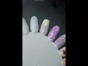 Wheels of 18 nails kuku palsu fake nail art display
