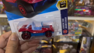 Mô Hình Xe Hot Wheels Spider-Mobile Marvel - Dòng HW Screen Time 1/64