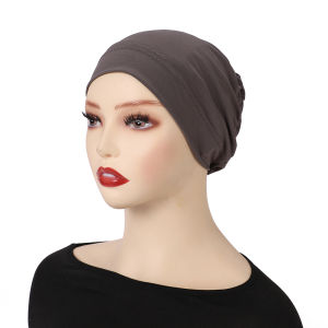New Jersey Cotton Undercap Muslim Under Scarf Cotton Inner Hijab Closed Mouth Underscarf Bonnet Hijab