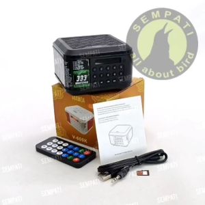 SEMPATI Masteran Burung Audio MP3 Speaker Rhimoa Vgen 16Gb Class 10 TURBO SERIES 1500 MAH Mentor Smart Sound 333 Isian Masteran Burung Murai Cendet Lovebird Kacer Ciblek Prenjak Cucak Ijo Rowo Speaker Mp3 Masteran Burung Digital Audio Speaker Playlist