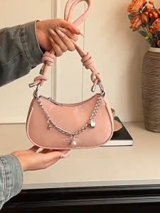 EchoBliss กระเป๋าสะพายไหล่สไตล์เรียบหรูสำหรับผู้หญิง เหมาะสำหรับชุดฤดูร้อน